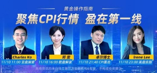 巨象金业-黄金操作指南：聚焦CPI行情 盈在第一线