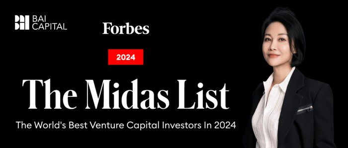 撰写新故事：BAI龙宇入选Forbes 2024 Midas List